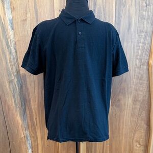 Gildan Classic Black Polo Shirt for Men